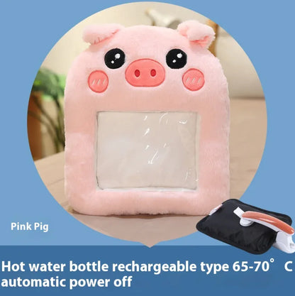 Electric rabbit fur foot warmer