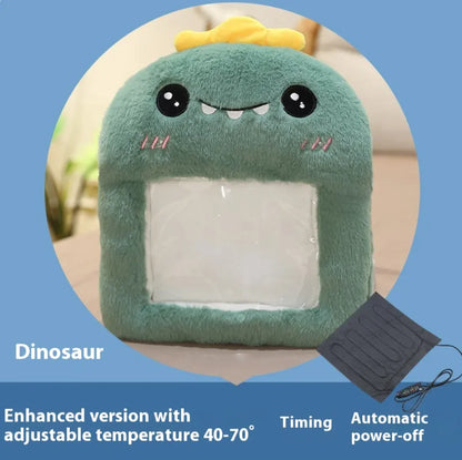 Electric rabbit fur foot warmer