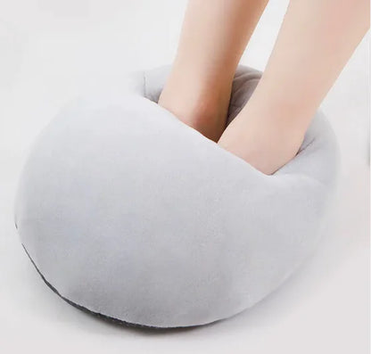 USB connected soft foot warmer