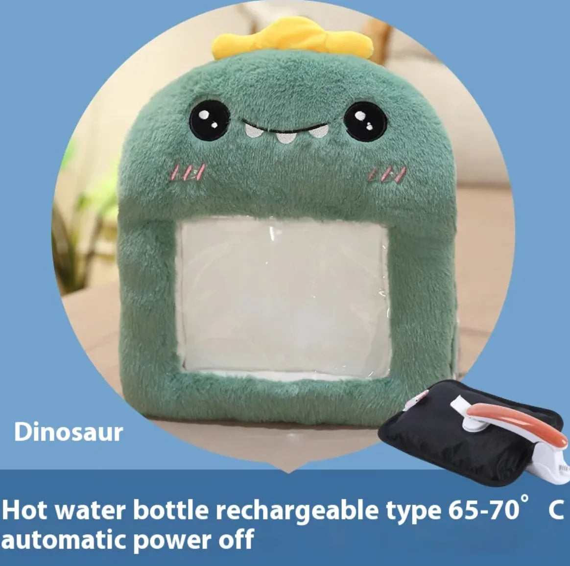 Electric rabbit fur foot warmer