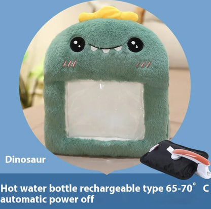 Electric rabbit fur foot warmer