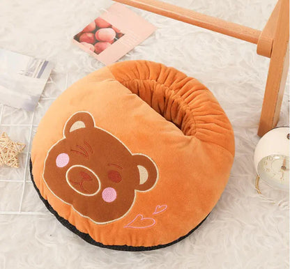 USB connected soft foot warmer