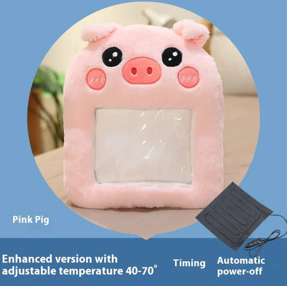 Electric rabbit fur foot warmer