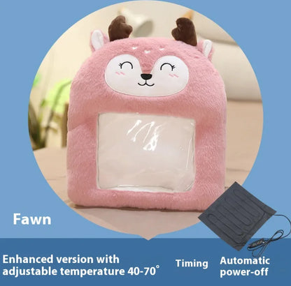 Electric rabbit fur foot warmer