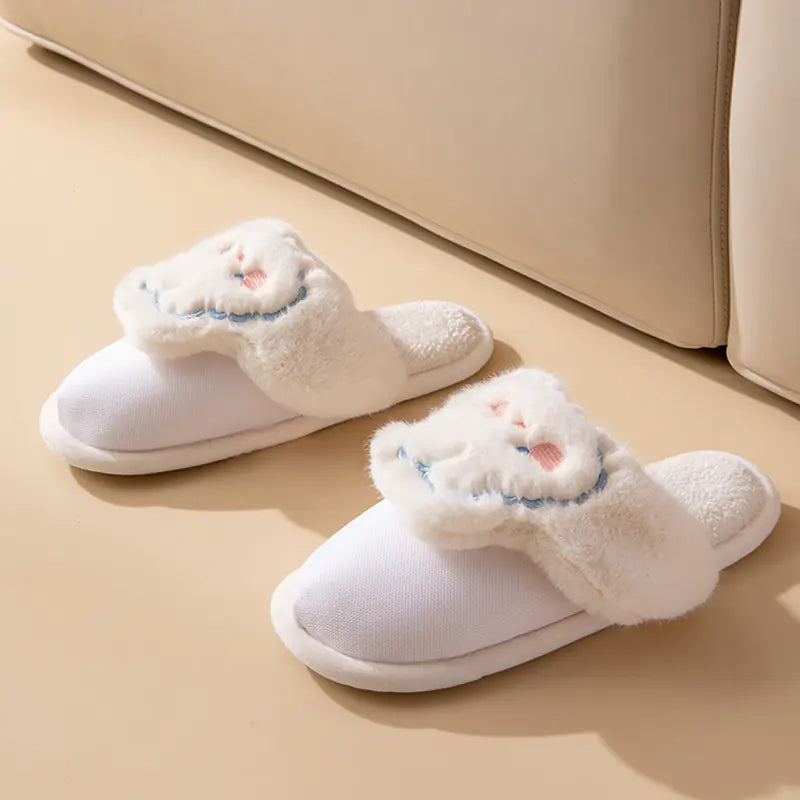 Lovely Removable Cotton Winter Slippers
