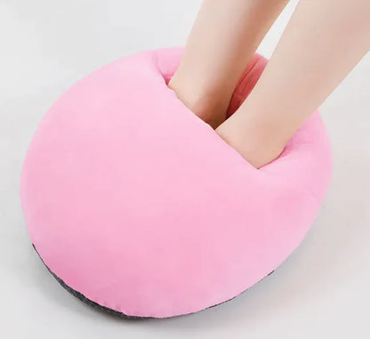 USB connected soft foot warmer