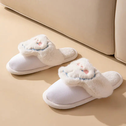 Lovely Removable Cotton Winter Slippers
